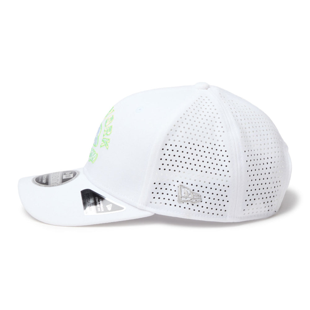 New Era Golf Laser Perforated White 9SEVENTY Stretch Snapback Cap