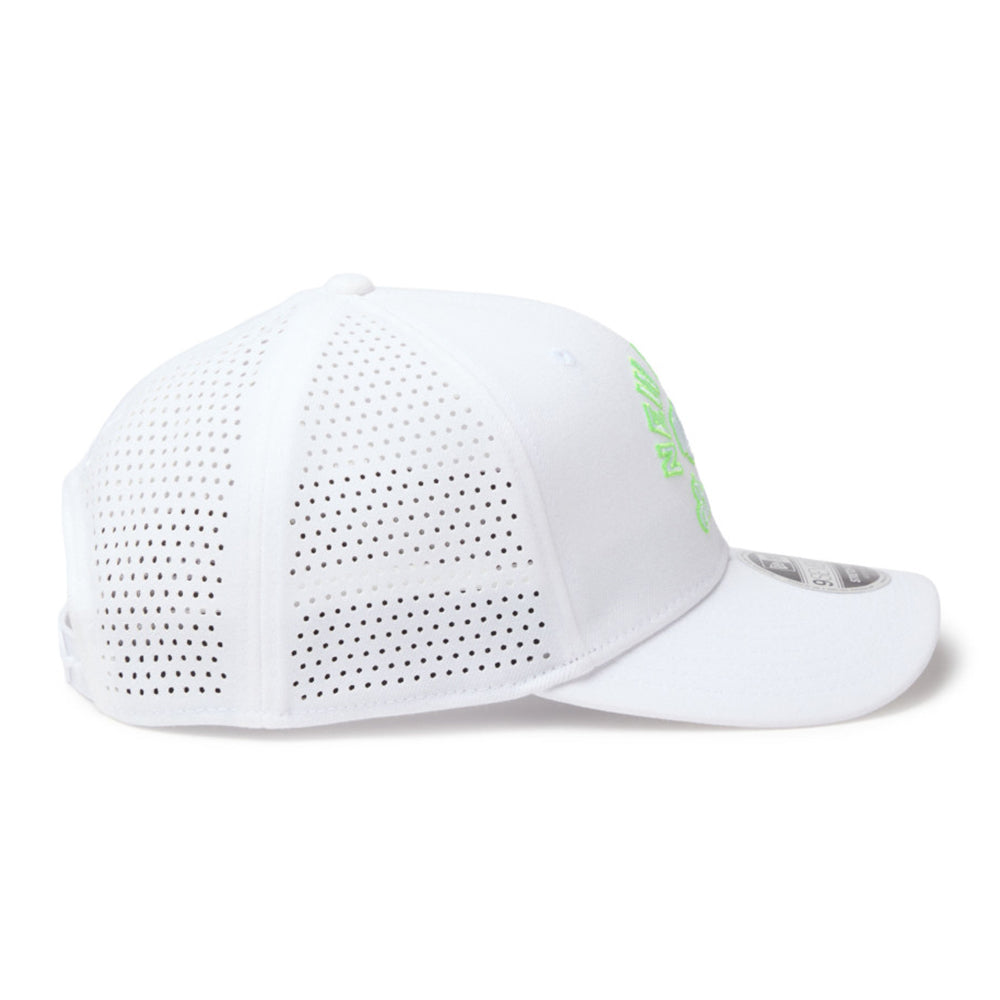 New Era Golf Laser Perforated White 9SEVENTY Stretch Snapback Cap