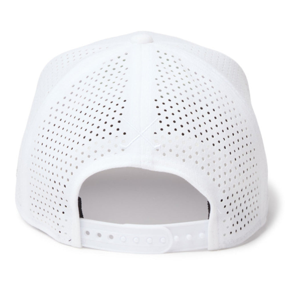 New Era Golf Laser Perforated White 9SEVENTY Stretch Snapback Cap