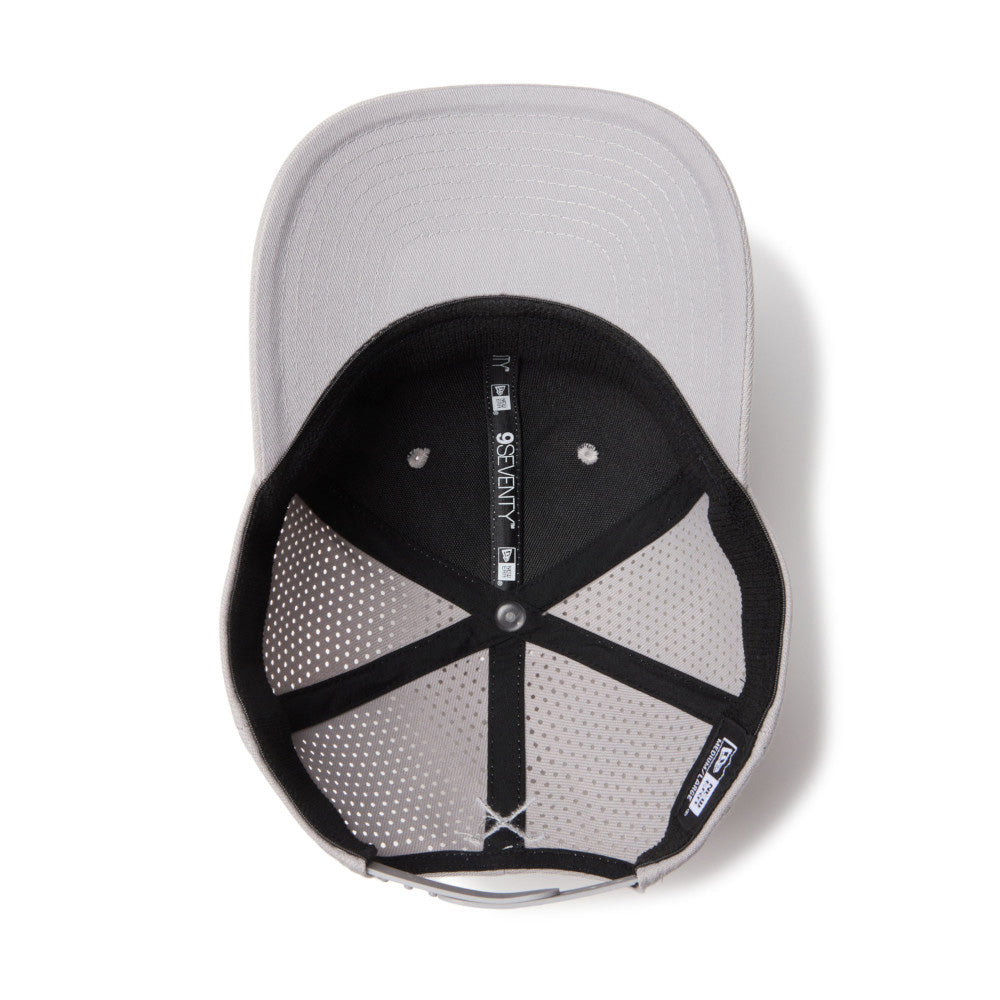 New Era Golf Laser Perforated Grey 9SEVENTY Stretch Snapback Cap