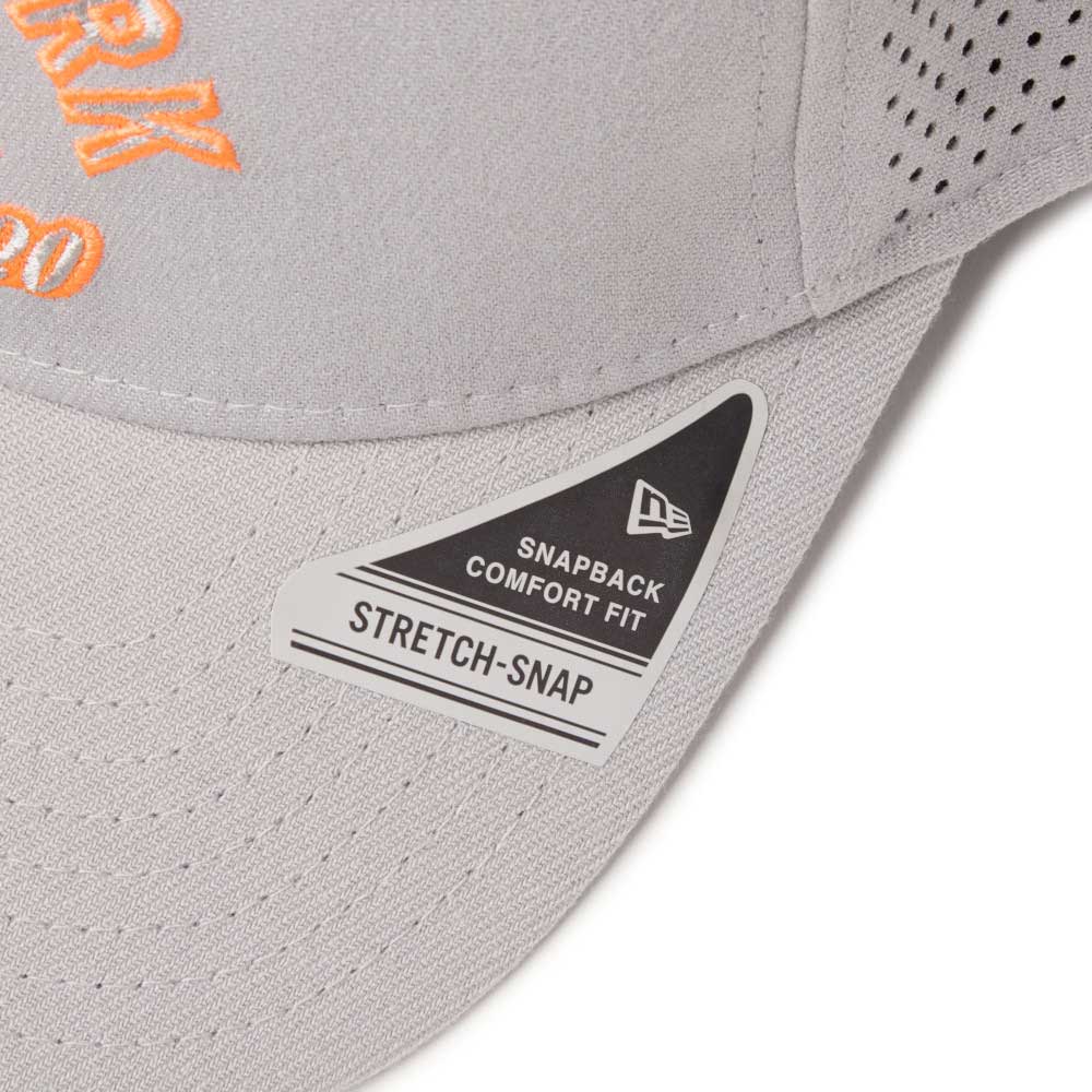 New Era Golf Laser Perforated Grey 9SEVENTY Stretch Snapback Cap