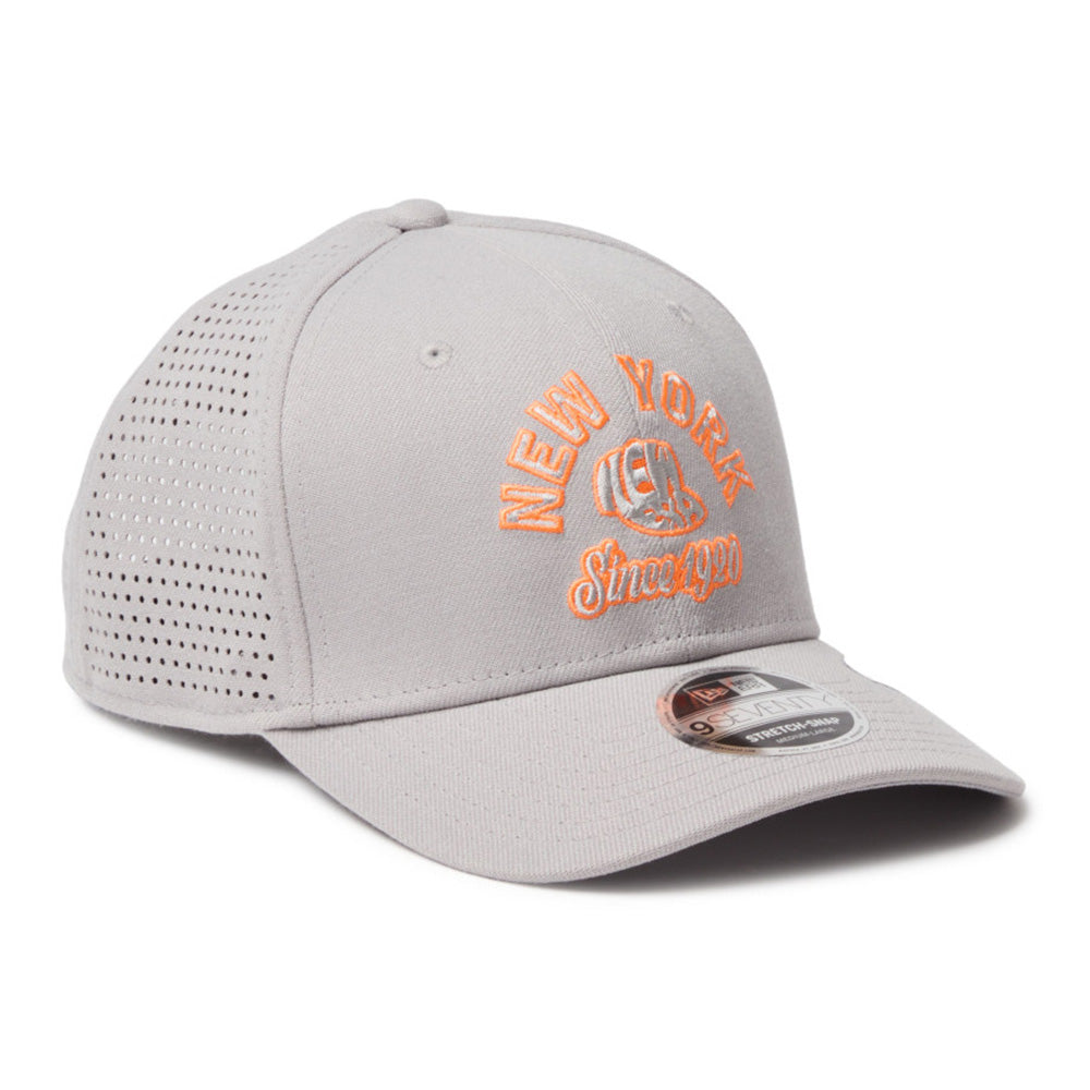 New Era Golf Laser Perforated Grey 9SEVENTY Stretch Snapback Cap