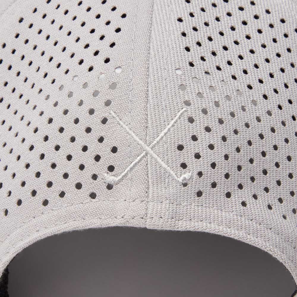 New Era Golf Laser Perforated Grey 9SEVENTY Stretch Snapback Cap