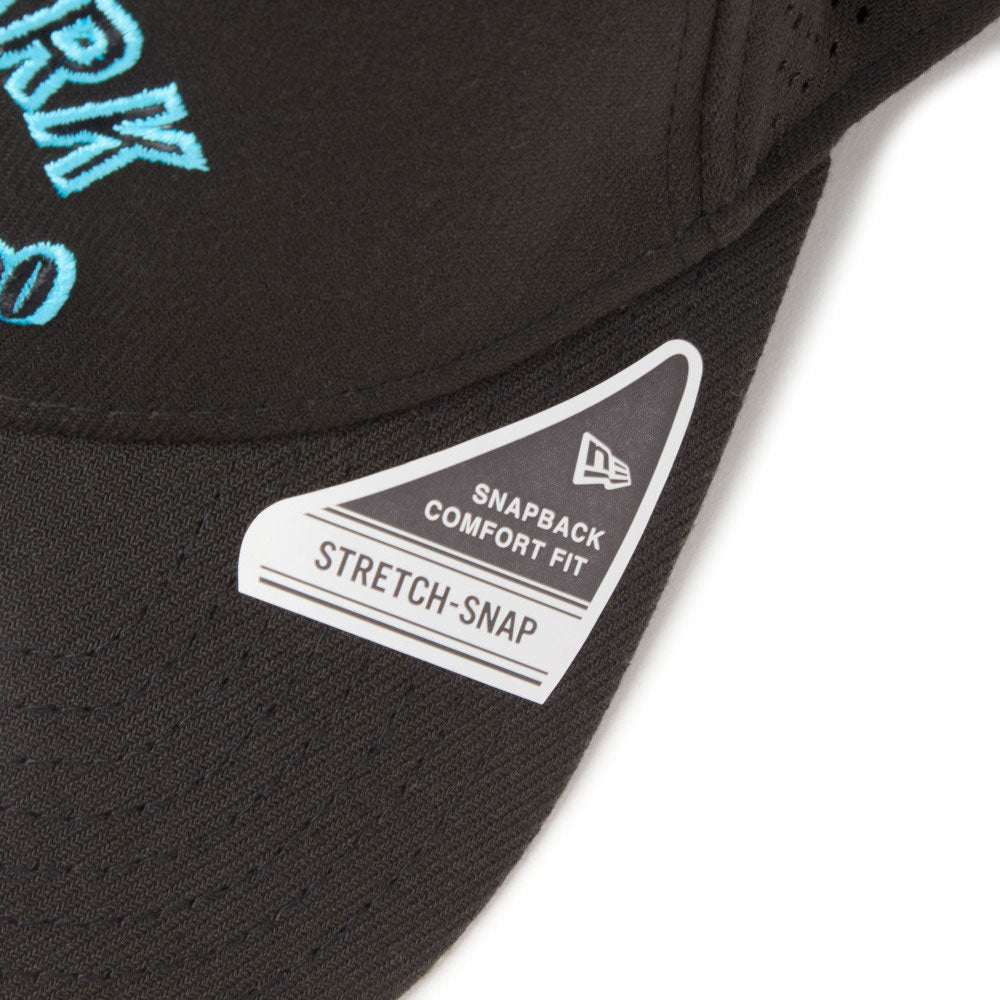 New Era Golf Laser Perforated Black 9SEVENTY Stretch Snapback Cap