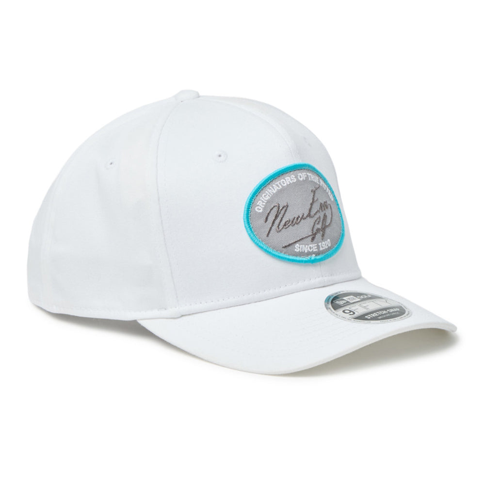 Script Oval Patch White Golf 9FIFTY Stretch Snapback Cap