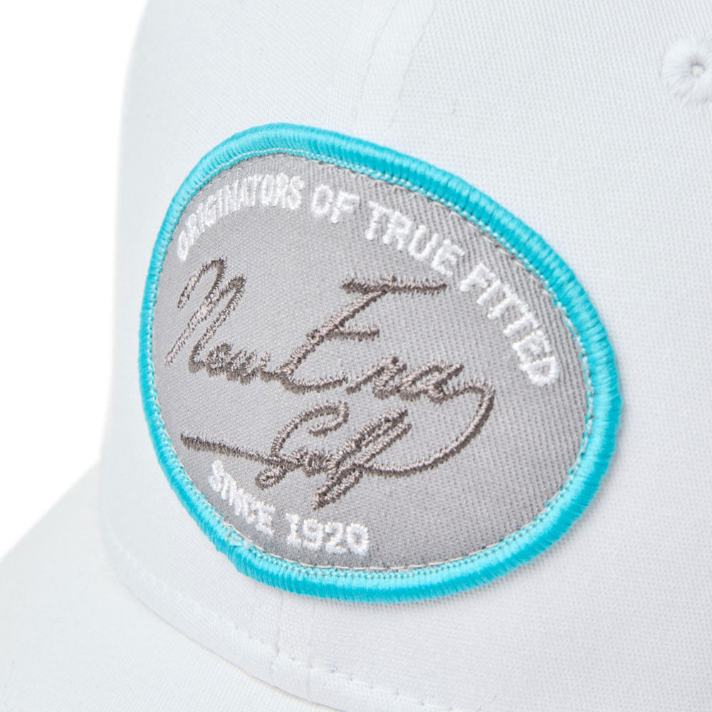 Script Oval Patch White Golf 9FIFTY Stretch Snapback Cap