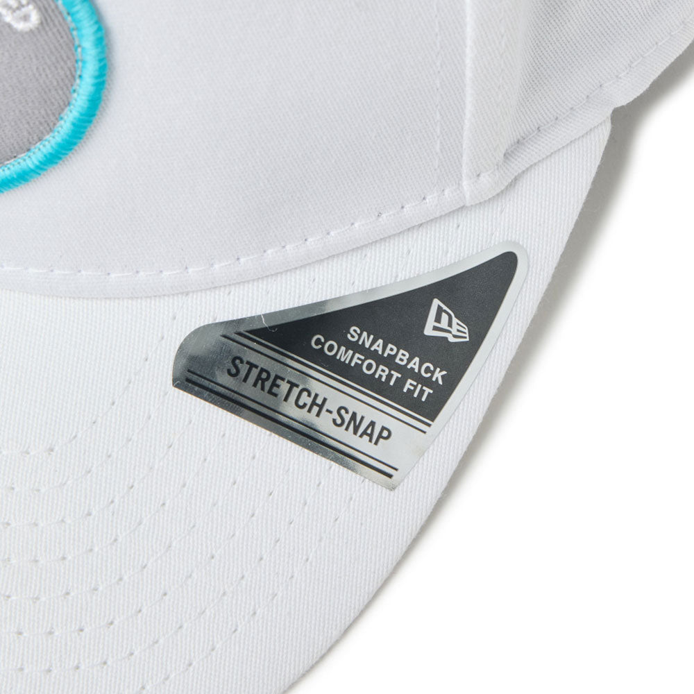 Script Oval Patch White Golf 9FIFTY Stretch Snapback Cap