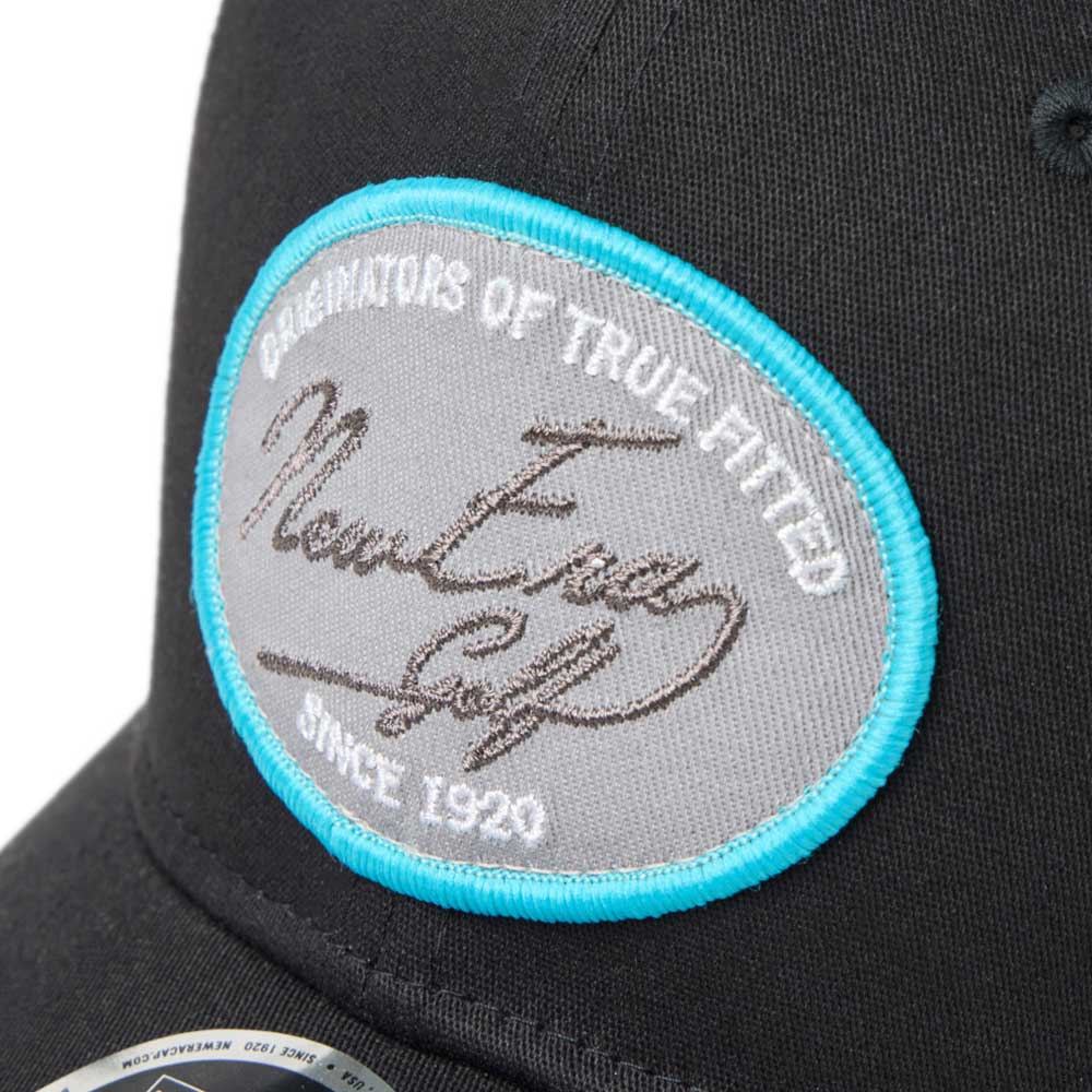Script Oval Patch Black Golf 9FIFTY Stretch Snapback Cap