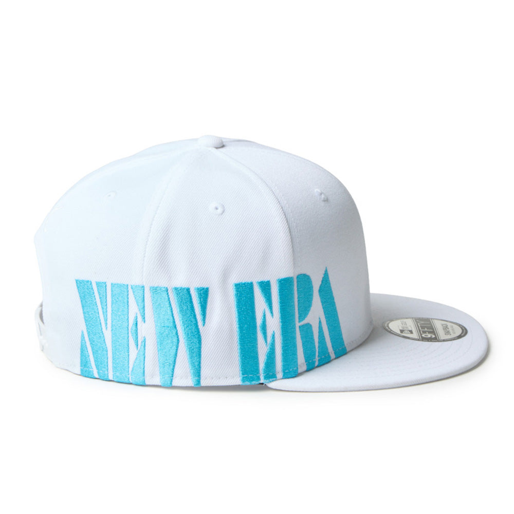 Wordmark Golf Stencil Logo White 9FIFTY Snapback Cap