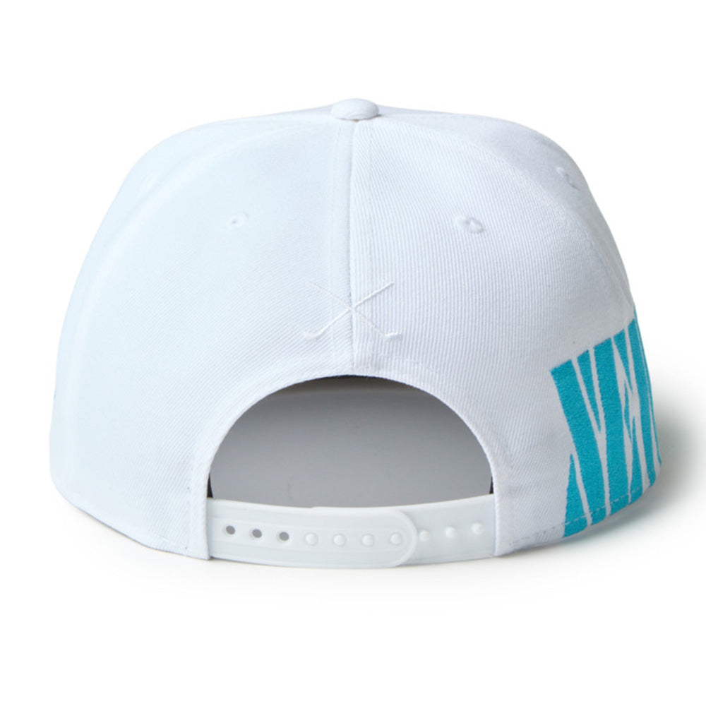 Wordmark Golf Stencil Logo White 9FIFTY Snapback Cap