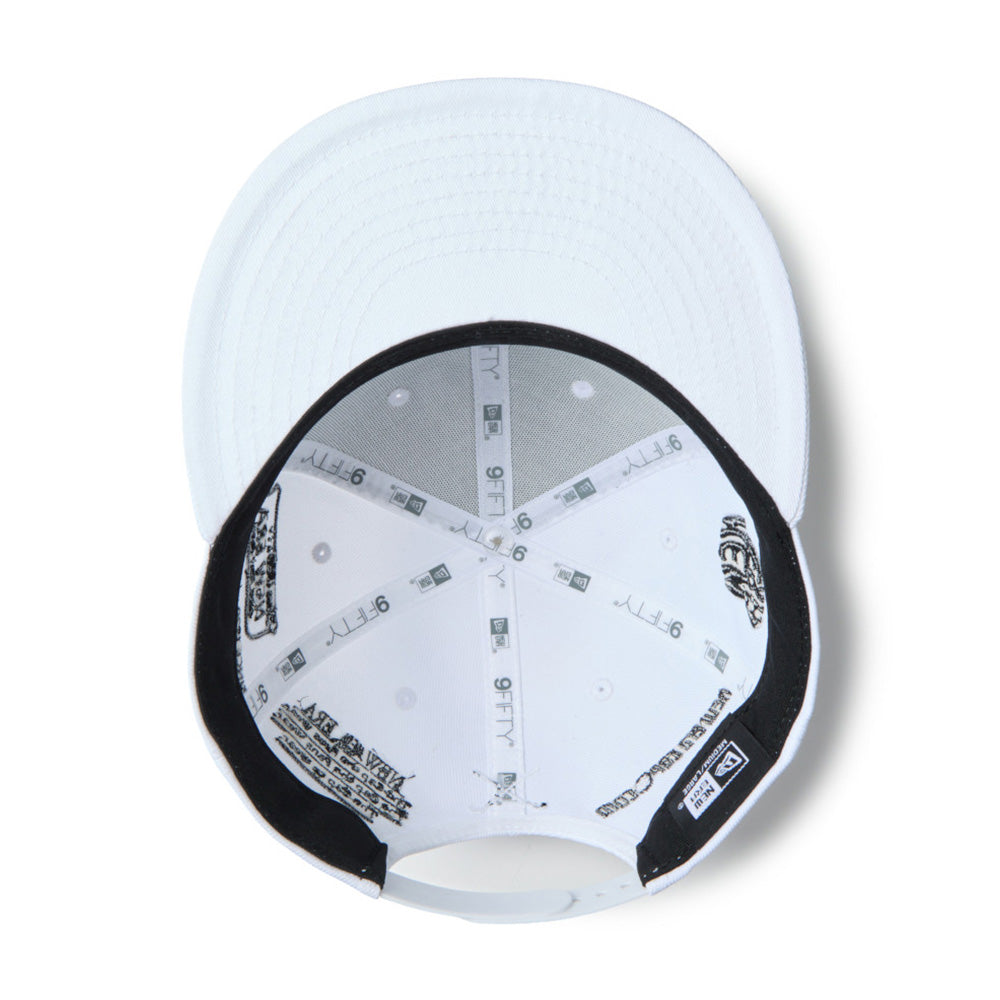 New Era Wordmark Golf NE Archive White 9FIFTY Snapback Cap