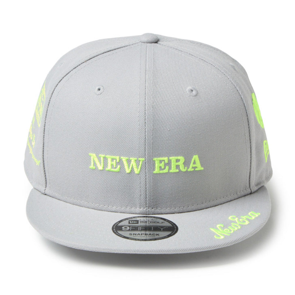 New Era Wordmark Golf NE Archive Grey 9FIFTY Snapback Cap
