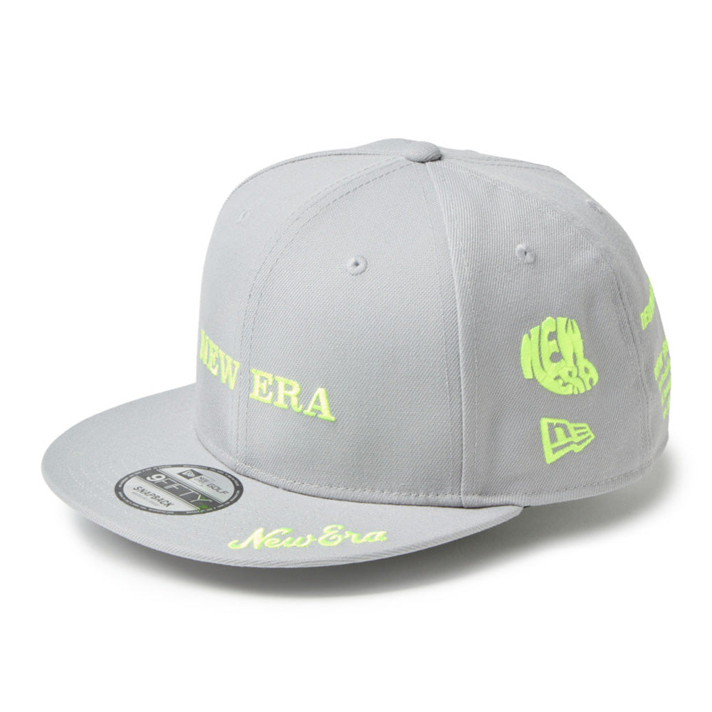 New Era Wordmark Golf NE Archive Grey 9FIFTY Snapback Cap