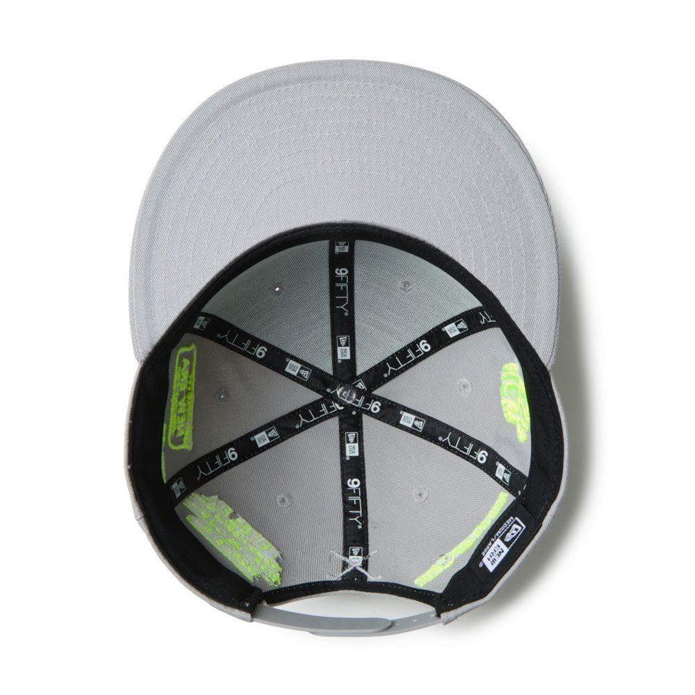 New Era Wordmark Golf NE Archive Grey 9FIFTY Snapback Cap