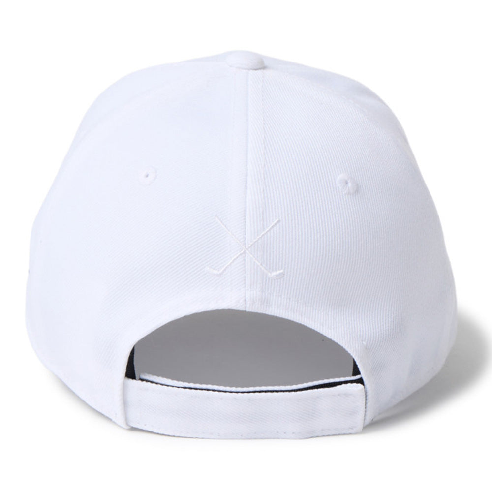 New Era Wordmark Golf White 9FORTY Velcro Strap Adjustable Cap