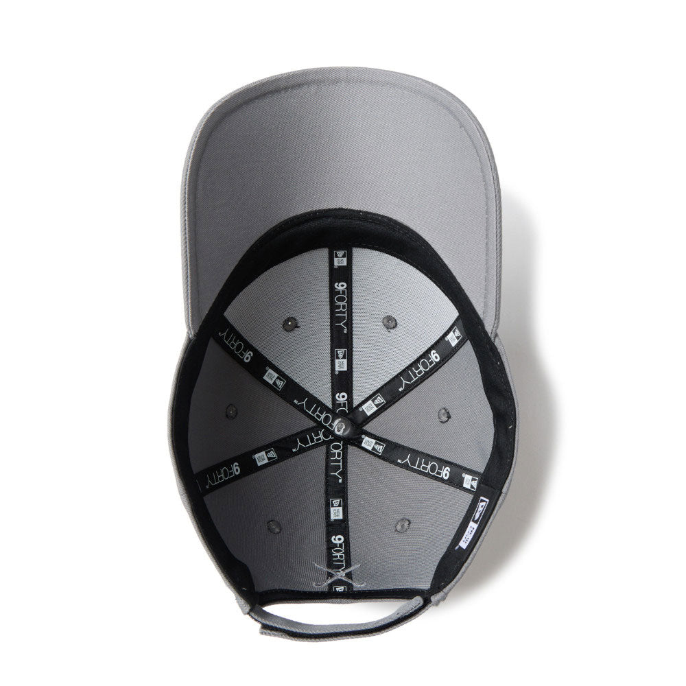 New Era Wordmark Golf Grey 9FORTY Velcro Strap Adjustable Cap