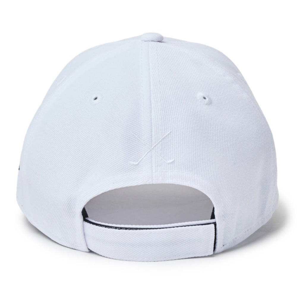 New Era Logo Golf Club Black 9FORTY Velcro Strap Adjustable Cap