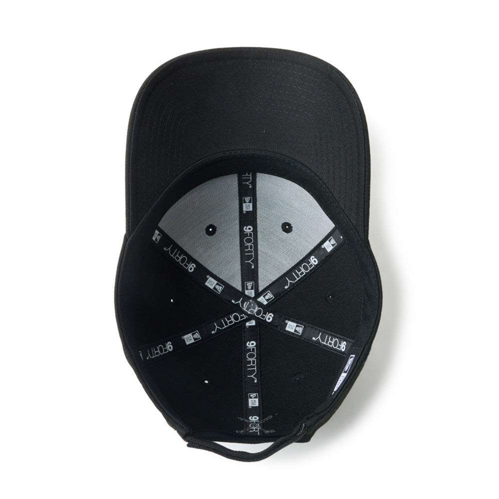 New Era Logo Golf Club Black 9FORTY Velcro Strap Adjustable Cap