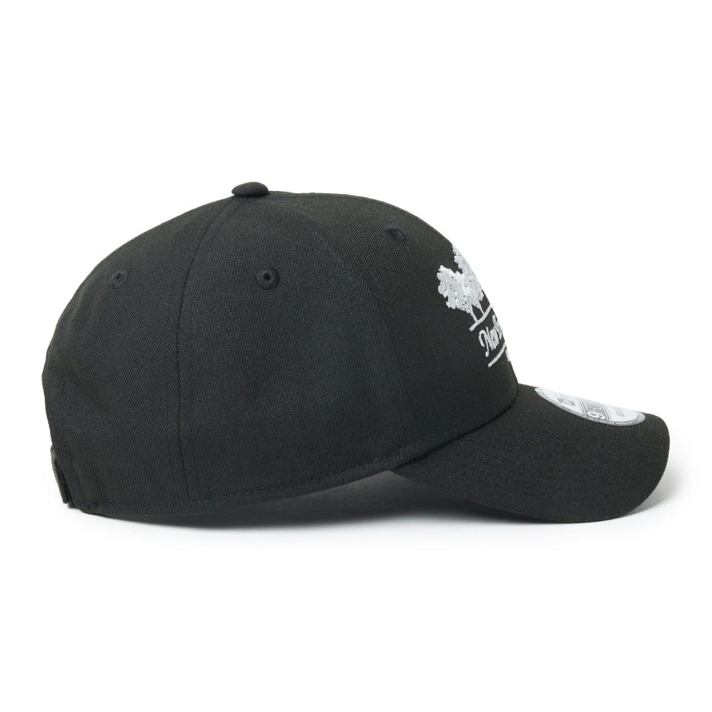 New Era Logo Golf Club Black 9FORTY Velcro Strap Adjustable Cap