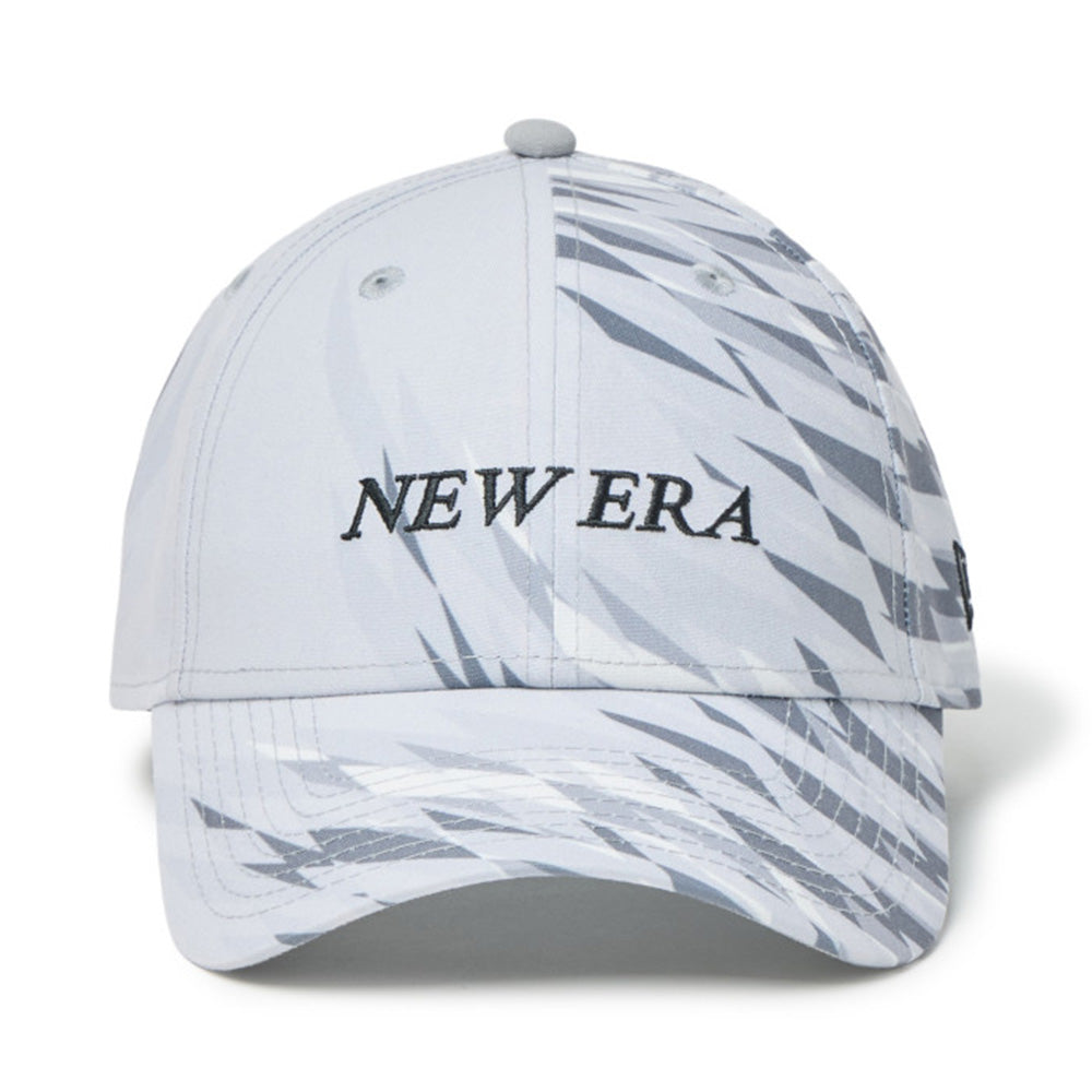 New Era Wordmark Golf Multi White 9FORTY Velcro Strap Adjustable Cap