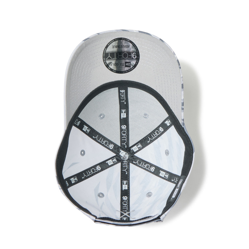 New Era Wordmark Golf Multi White 9FORTY Velcro Strap Adjustable Cap