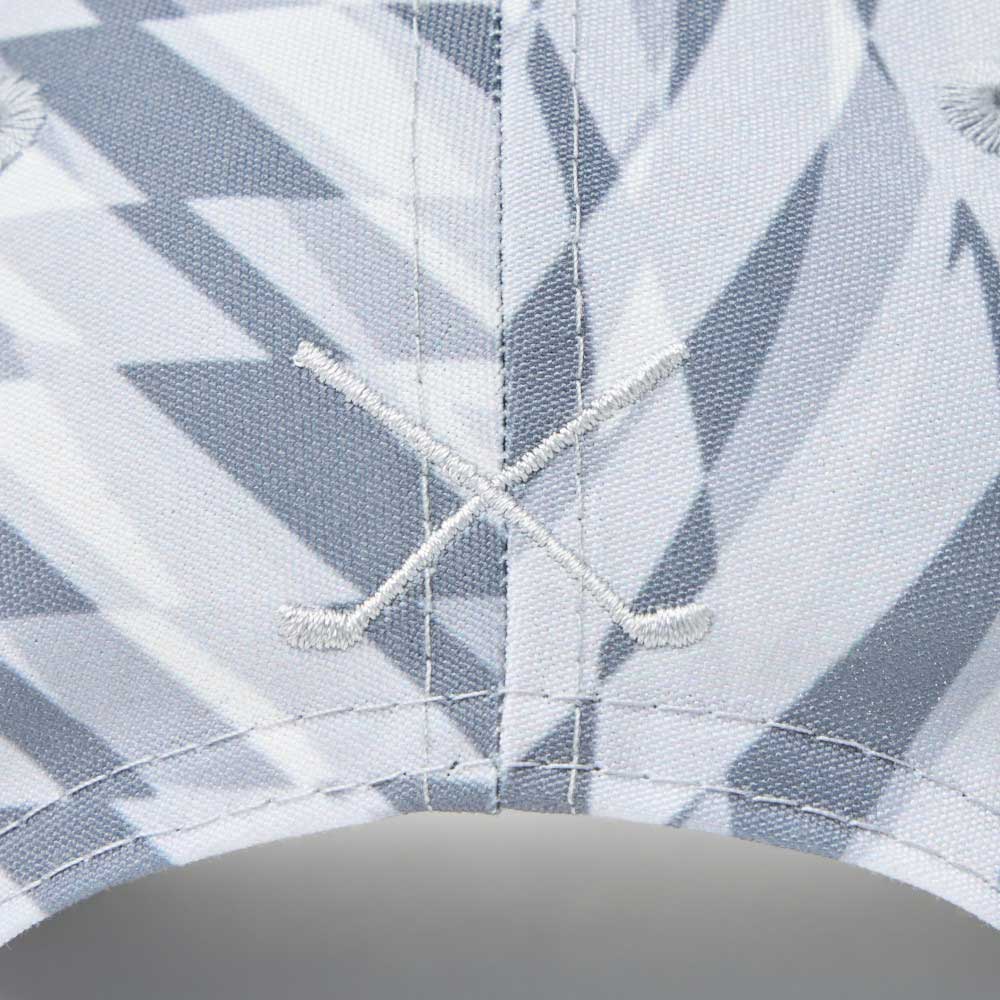New Era Wordmark Golf Multi White 9FORTY Velcro Strap Adjustable Cap
