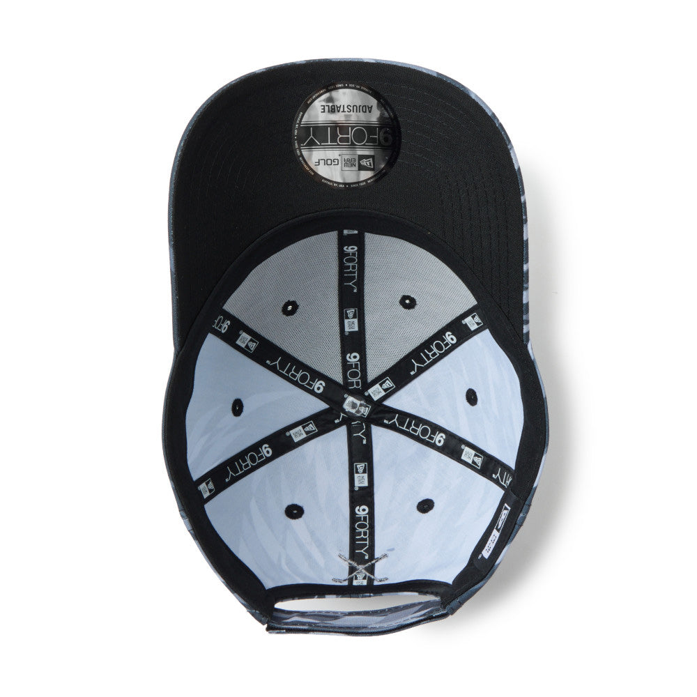New Era Wordmark Golf Multi Black 9FORTY Velcro Strap Adjustable Cap