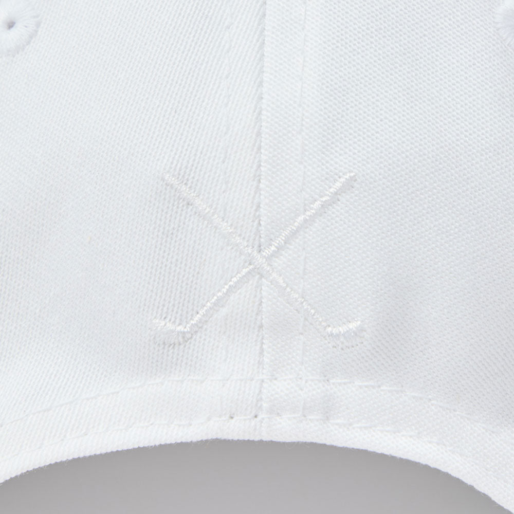 Script Oval Patch White Golf 9FORTY Stretch Snapback Cap