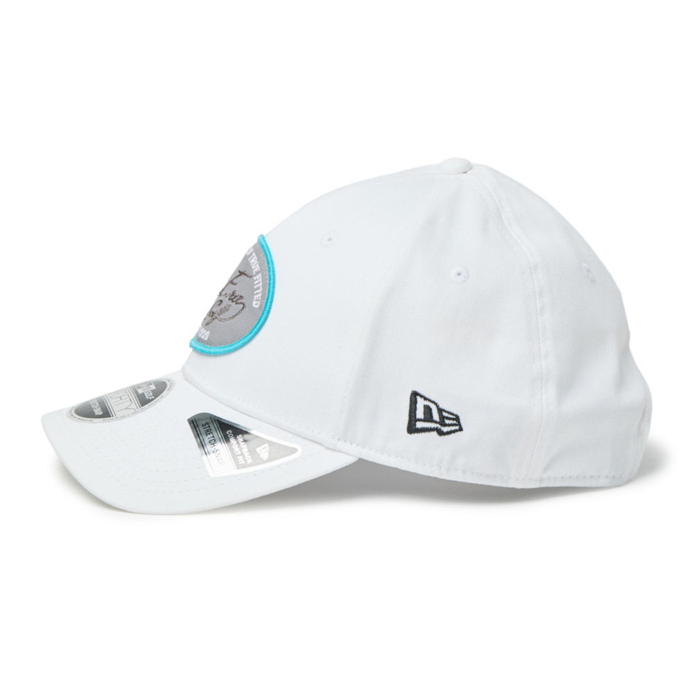 Script Oval Patch White Golf 9FORTY Stretch Snapback Cap