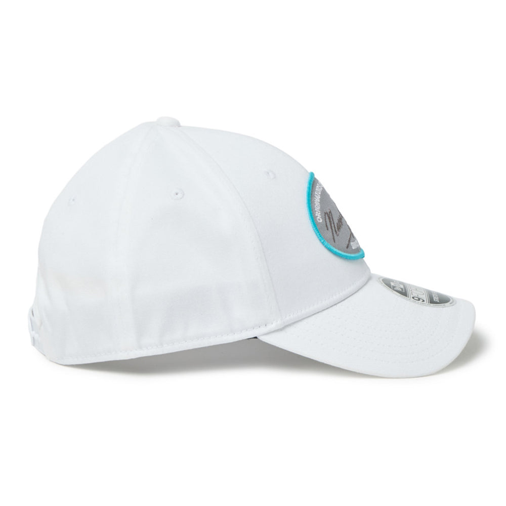 Script Oval Patch White Golf 9FORTY Stretch Snapback Cap