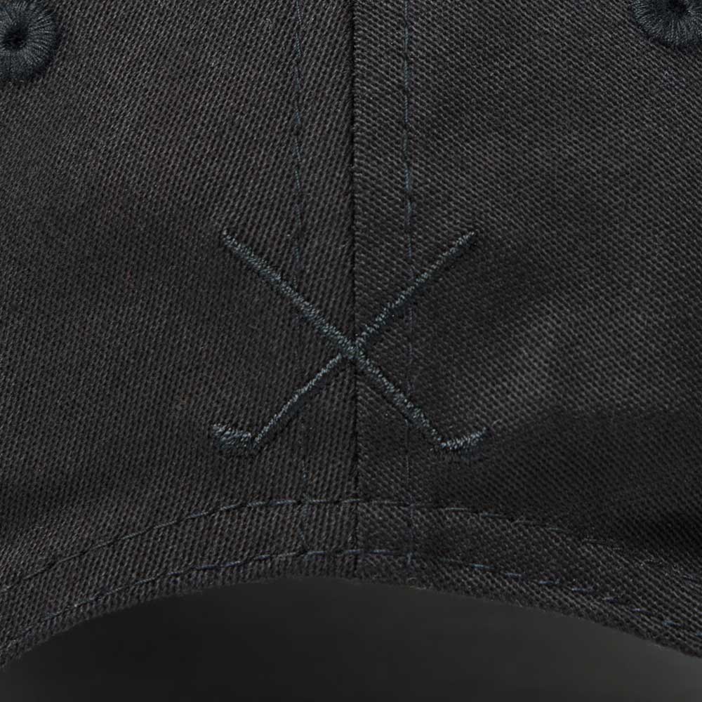 Script Oval Patch Black Golf 9FORTY Stretch Snapback Cap