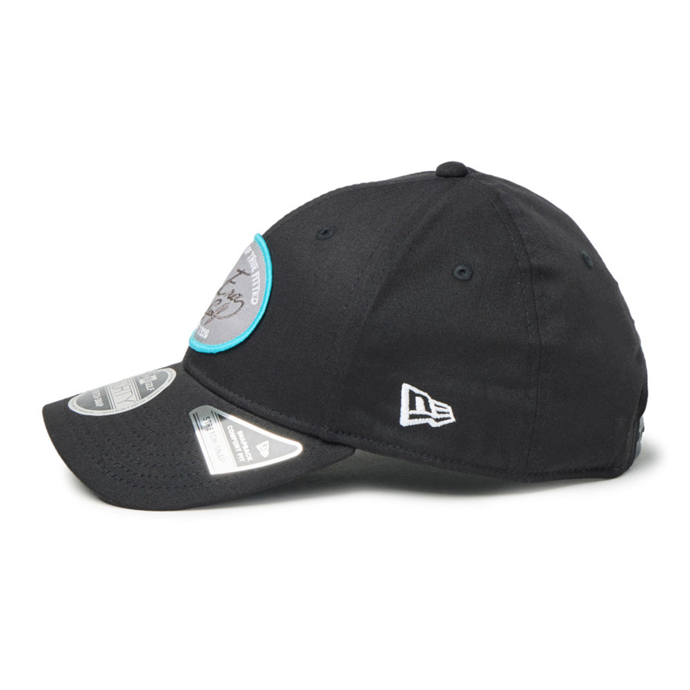 Script Oval Patch Black Golf 9FORTY Stretch Snapback Cap