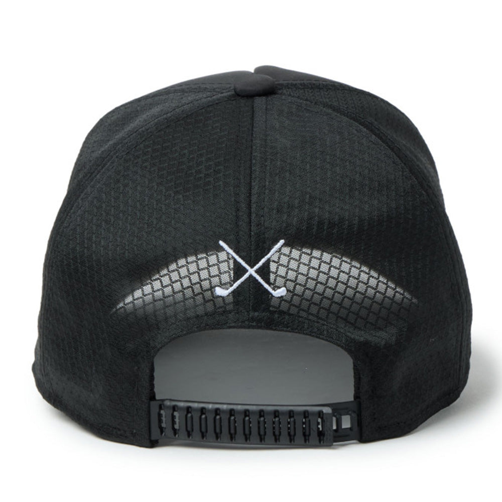 New Era New York Yankees Golf Black 9FORTY Apex Adjustable Cap
