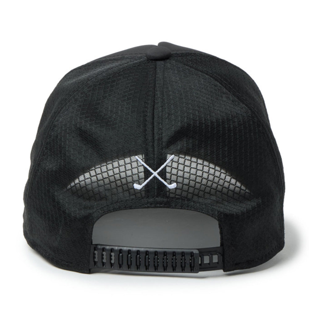 New Era Script Golf Black 9FORTY Apex Adjustable Cap