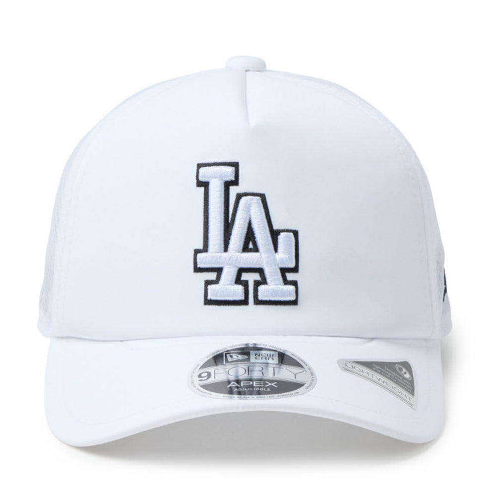 New Era Los Angeles Dodgers Golf White 9FORTY Apex Adjustable Cap