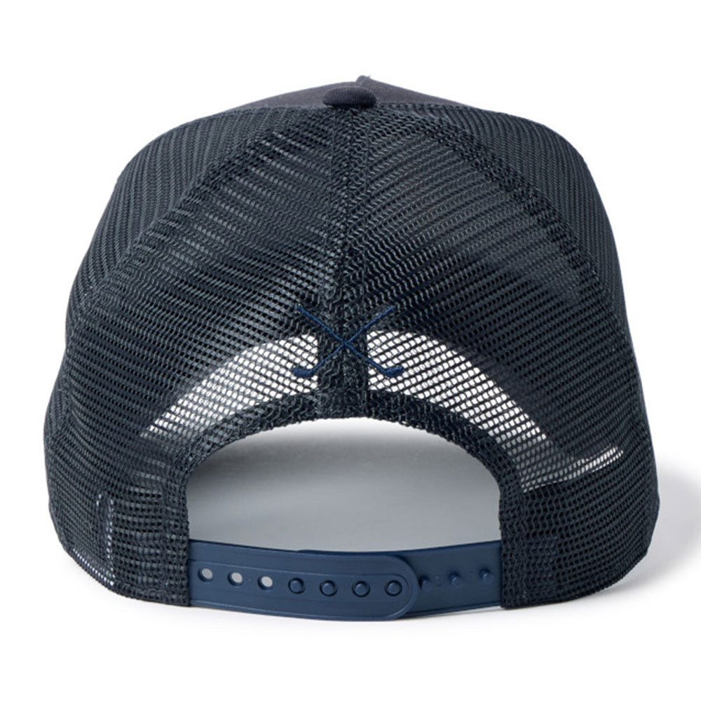 New Era Wordmark Golf Navy Rope 9FORTY A-Frame Trucker Adjustable Cap