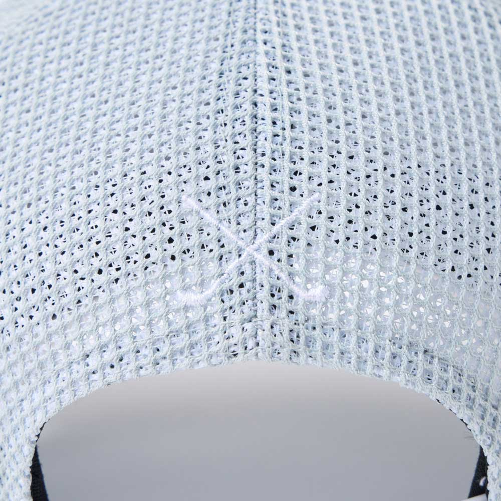 New Era Golf Double Mesh White Grey 9FORTY A-Frame Adjustable Cap