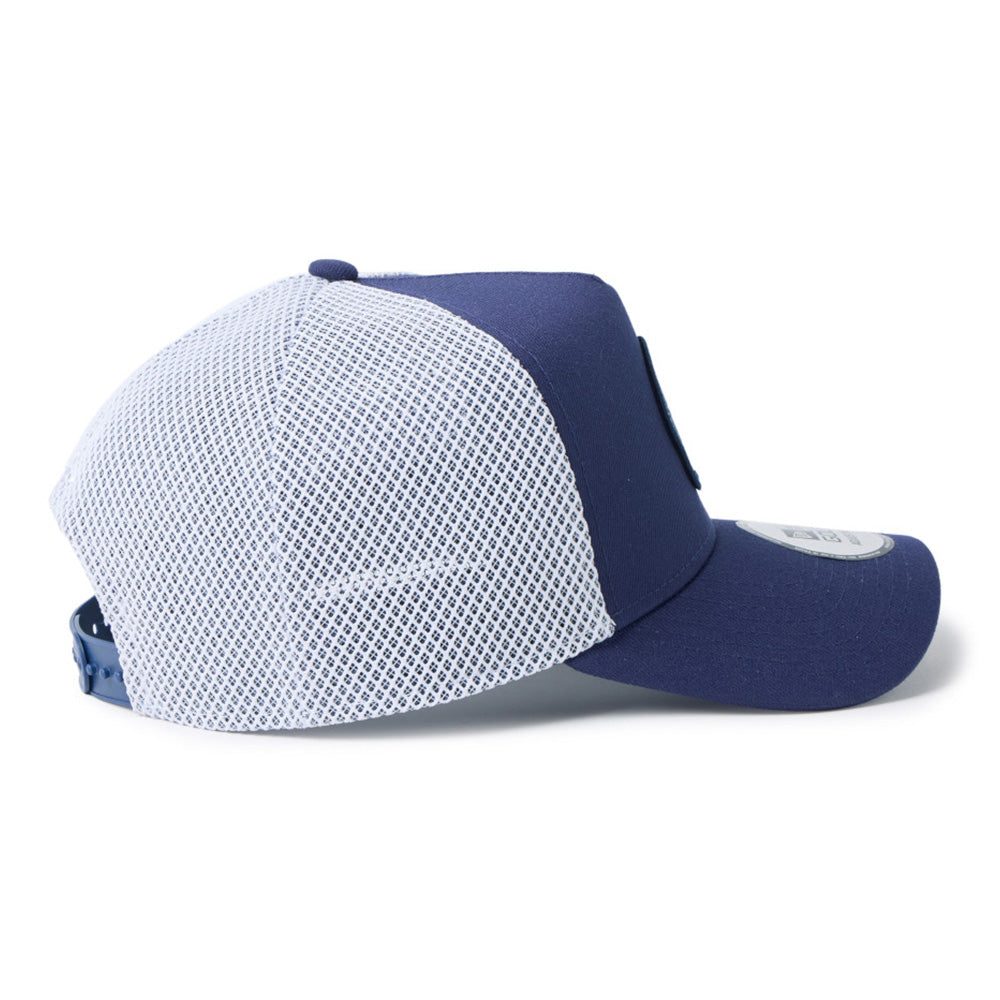 New Era Golf Double Mesh Navy White 9FORTY A-Frame Adjustable Cap