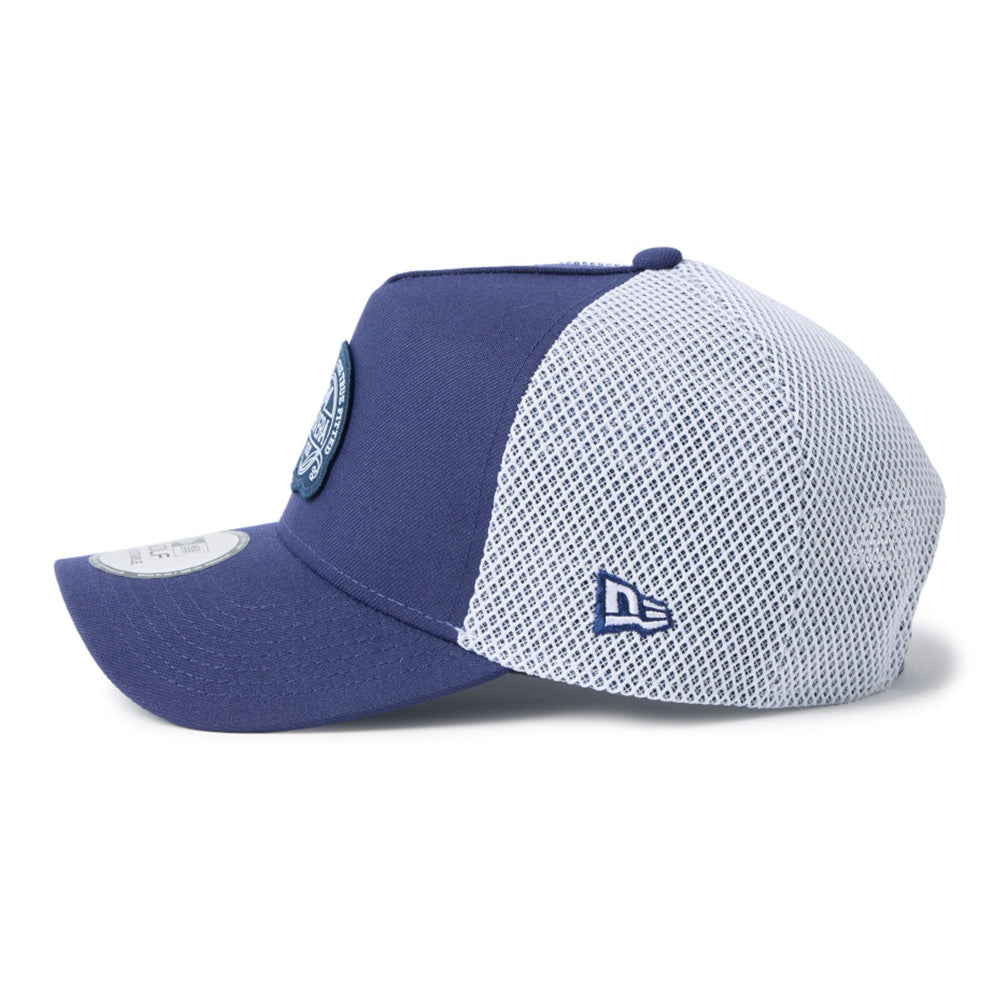 New Era Golf Double Mesh Navy White 9FORTY A-Frame Adjustable Cap