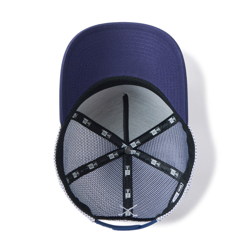 New Era Golf Double Mesh Navy White 9FORTY A-Frame Adjustable Cap