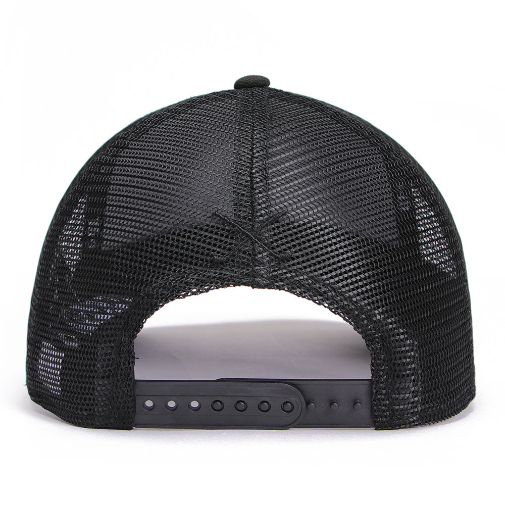 New Era Golf Circle Patch Black 9FORTY A-Frame Snapback Cap