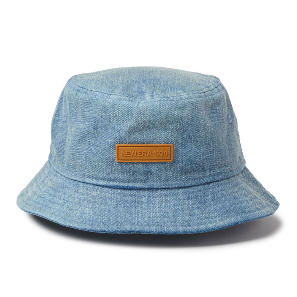 1920 Patch Washed Denim Bucket Hat