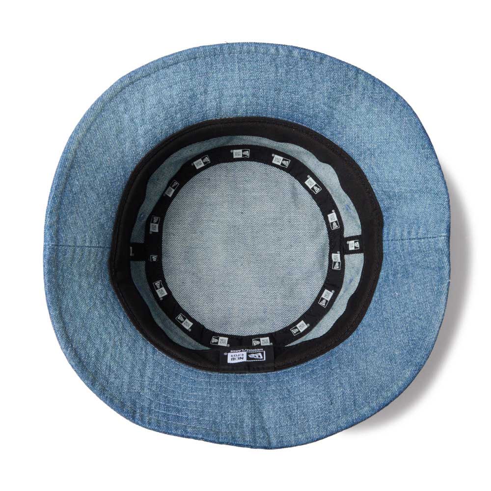 1920 Patch Washed Denim Bucket Hat