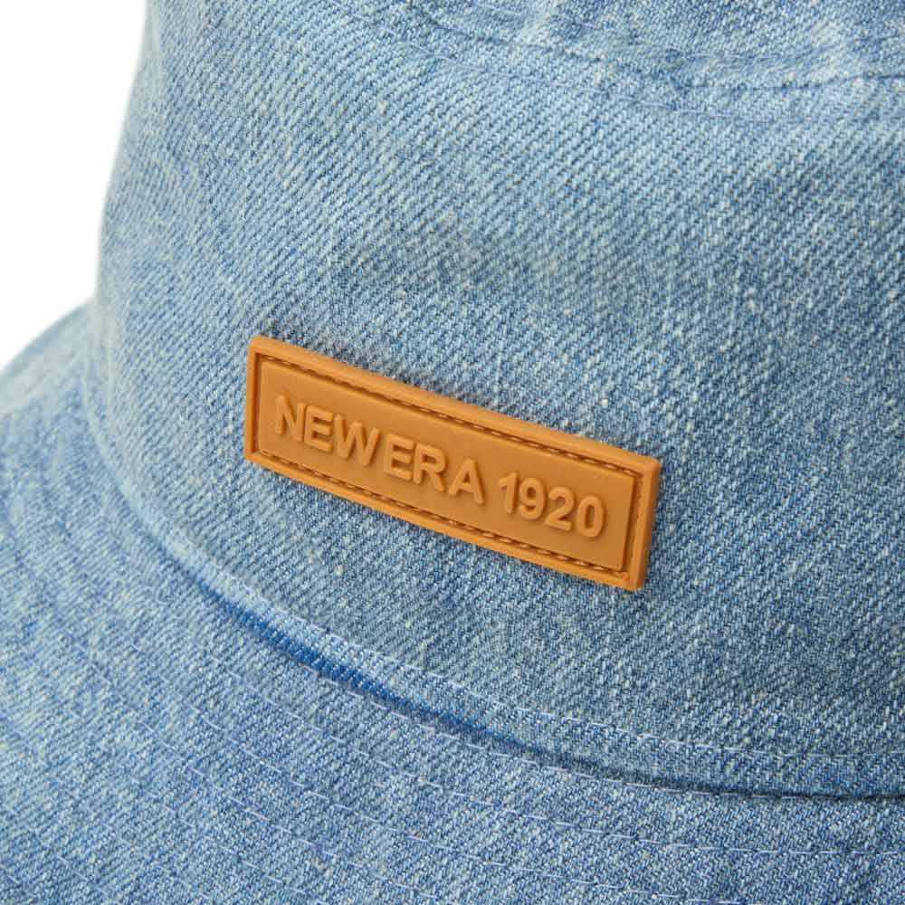 1920 Patch Washed Denim Bucket Hat
