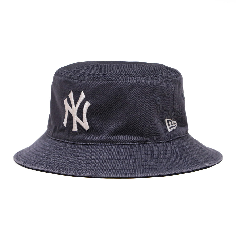 New Era New York Yankees Reversible Navy Grey Bucket Hat