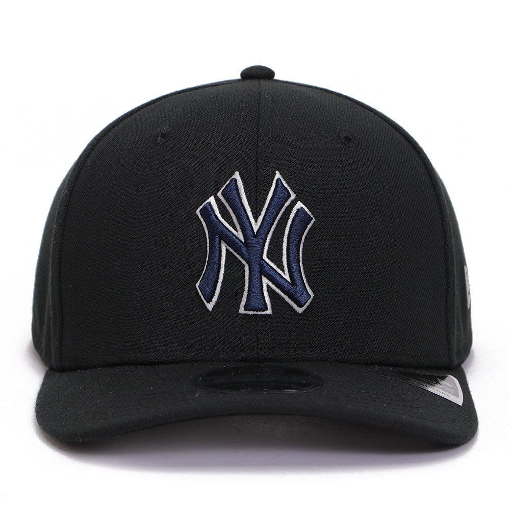 New Era New York Yankees Black 9SEVENTY Stretch Snapback Cap