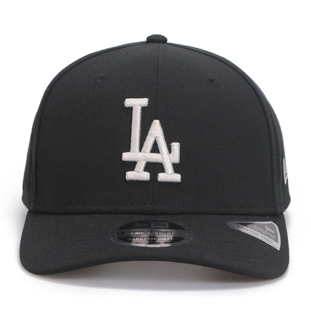 New Era Los Angeles Dodgers Black 9SEVENTY Stretch Snapback Cap