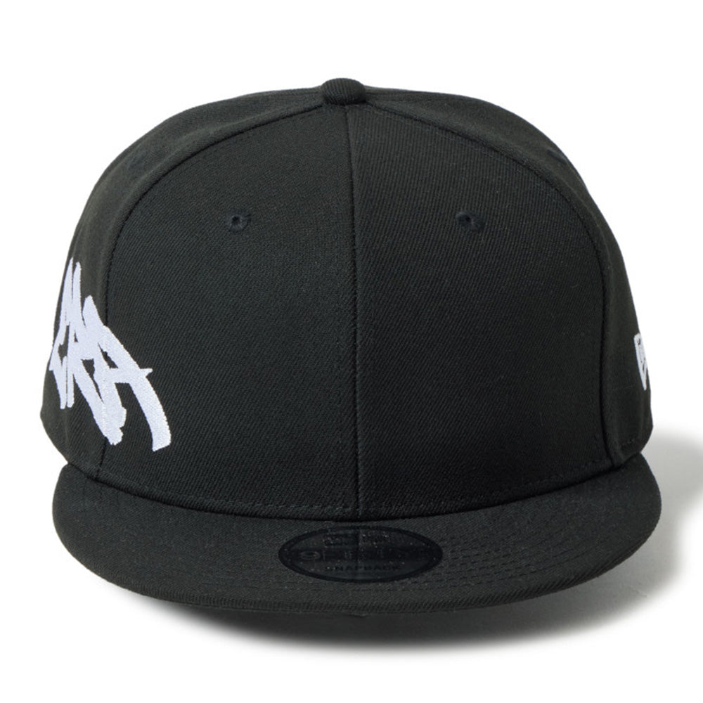 New Era Wordmark Tagging Essential Black 9FIFTY Snapback Cap