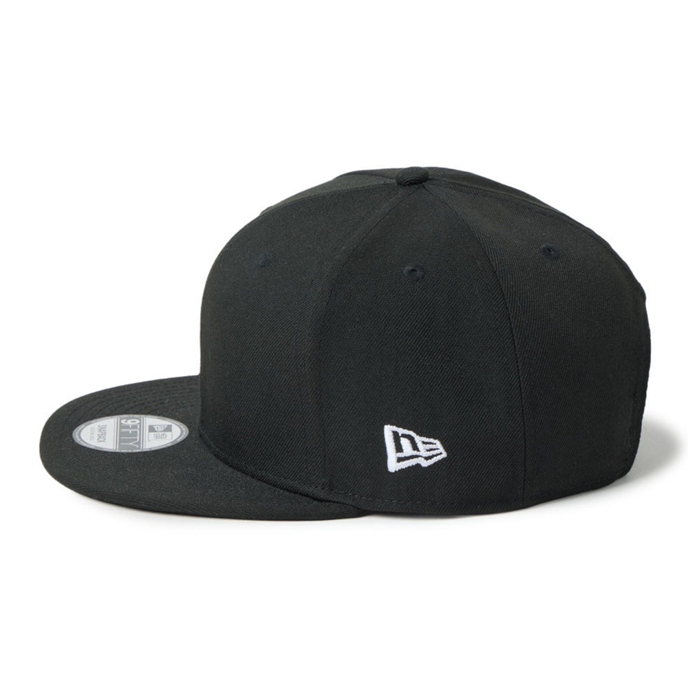 New Era Wordmark Tagging Essential Black 9FIFTY Snapback Cap