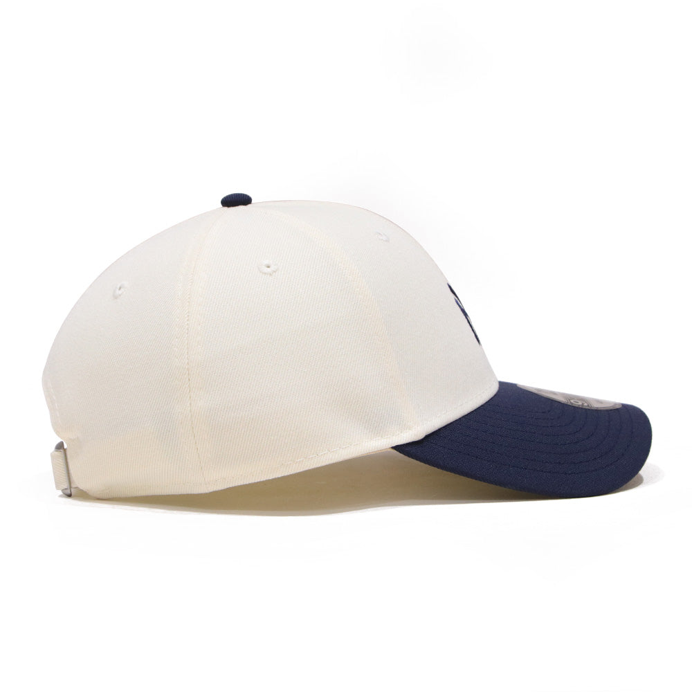 New Era New York Yankees Sweat Band Cream Navy 9FORTY Adjustable Cap